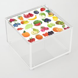 Bright fruit and berry mix Acrylic Box
