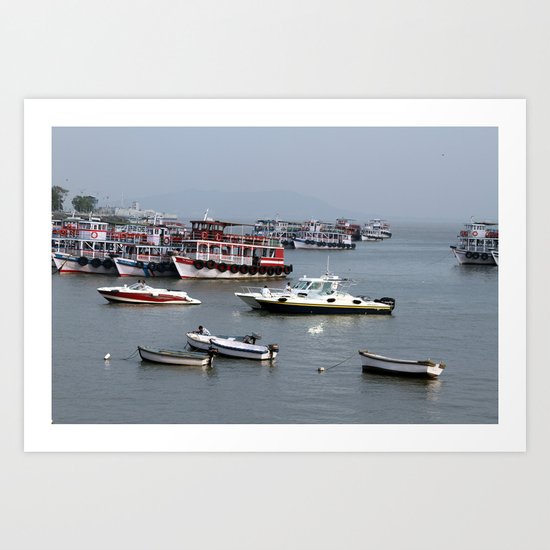 Boats Art Print