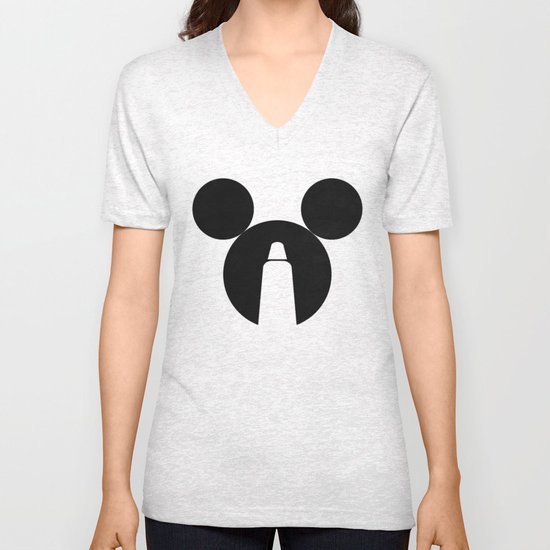 The Dark Side of the Mouse Unisex V-Neck