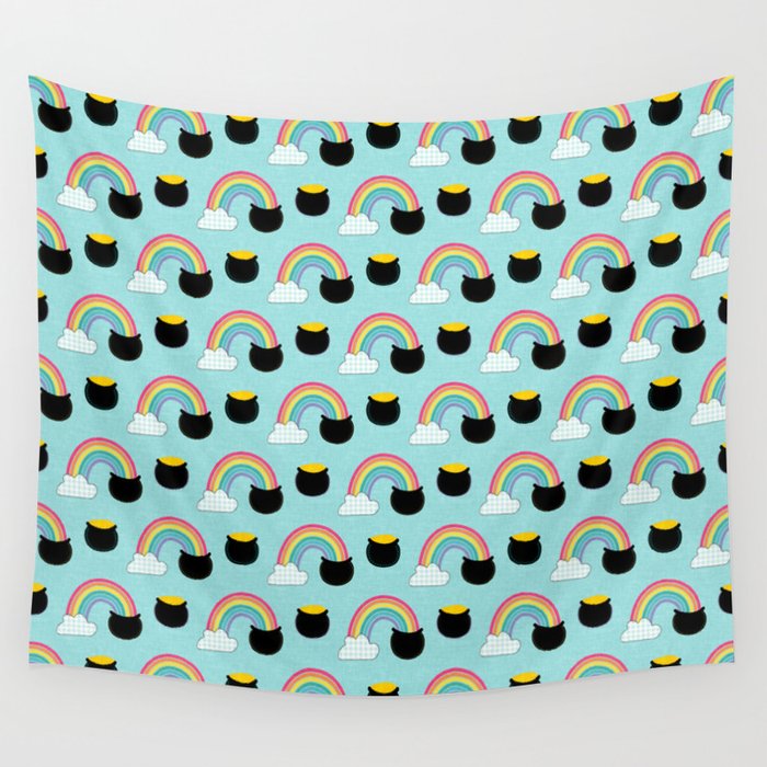 Pot Of Gold Wall Tapestry