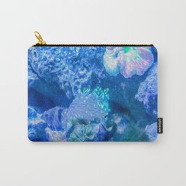 Electric Coral Carry-All Pouch