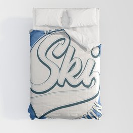 Austria Ski Champion logo. Comforter