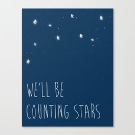 We'll be counting stars  Canvas Print