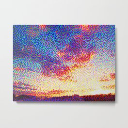 Clouds at sunset Metal Print