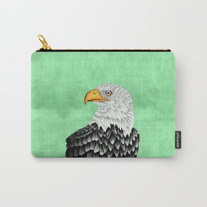 Bald eagle drawing Carry-All Pouch