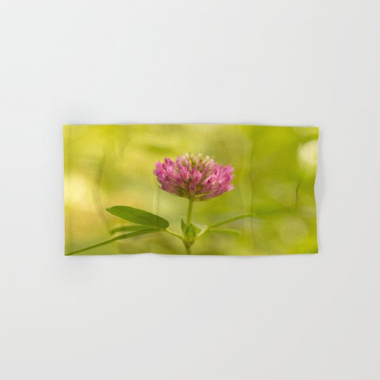 Red clover in August Hand & Bath Towel