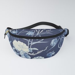 Cyanotype Painting (Roses, Orchids, Tulips, Fern, Fritillarias, etc) Fanny Pack