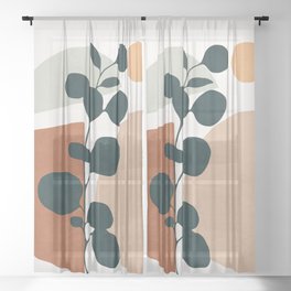 Soft Shapes V Sheer Curtain