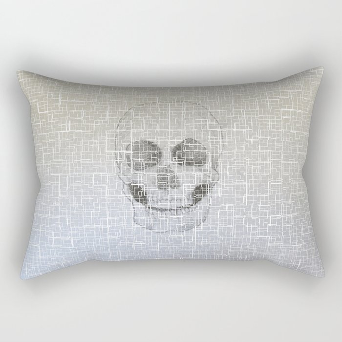 Shattered Skull Rectangular Pillow