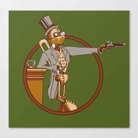The Windup Duelist Canvas Print