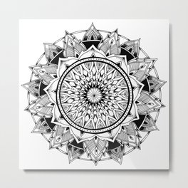 Depth - Mandala Metal Print | Pattern 