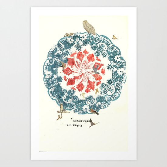 CALEIDOSCOPIO ORNITOLÓGICO Art Print