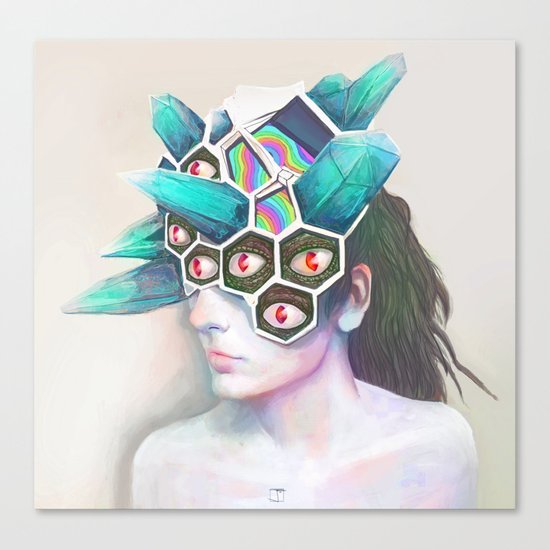 Crystal Head Canvas Print
