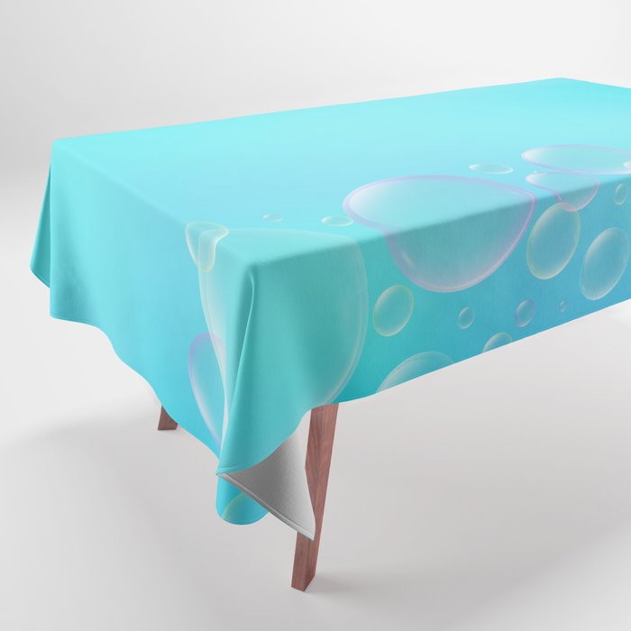 Happy bubble water Tablecloth