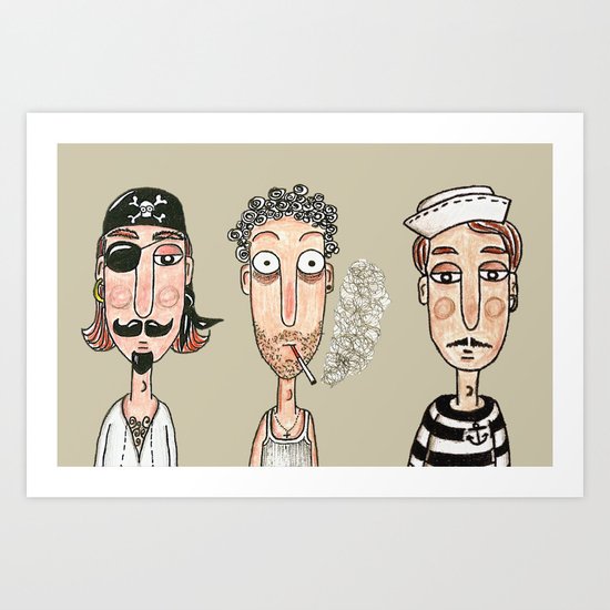 Men Art Print