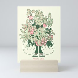 Plants Club (boy) Mini Art Print