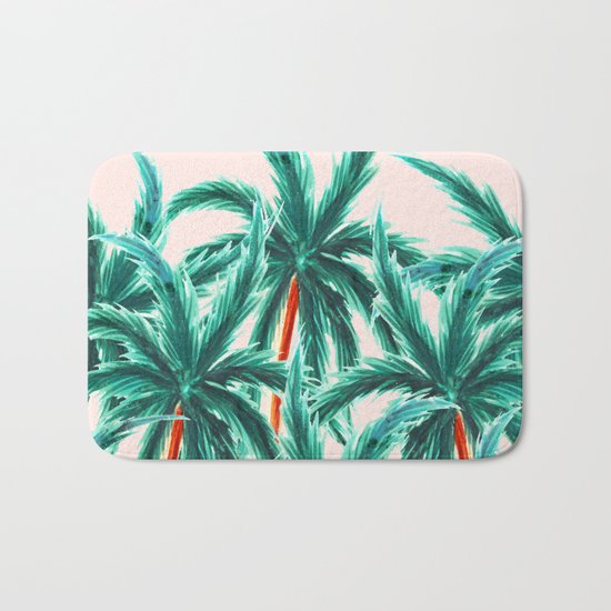 Coconut Trees #society6 #decor #buyart Bath Mat