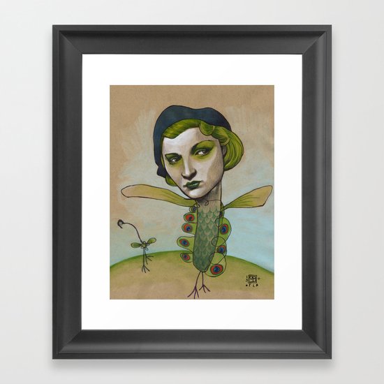 PRETTY'S ON THE INSIDE Framed Art Print