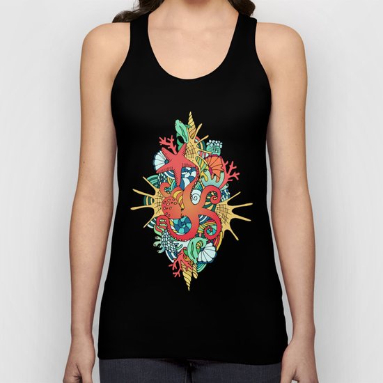 Coral reef Unisex Tank Top