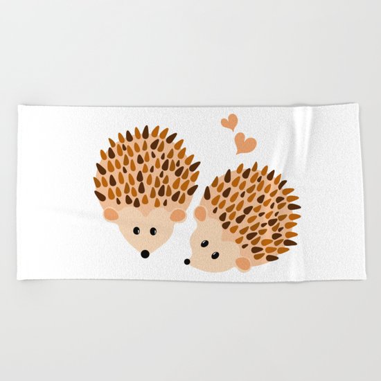 Hedgehogs Beach Towel