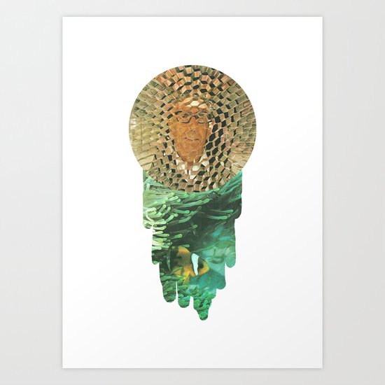 Honeycomb View Art Print