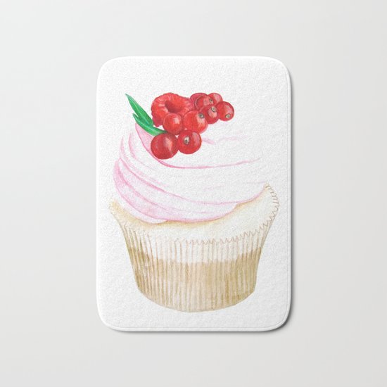 Classic Cupcake Bath Mat