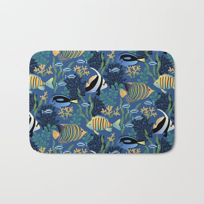 Tropical Fish Bath Mat
