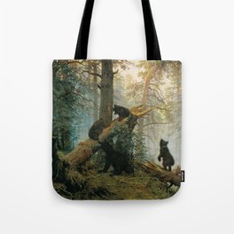 Morning in a Pine Forest by Shishkin and Savitsky (1889) Tote Bag