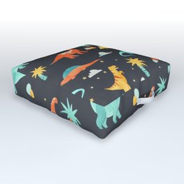 dinos lovers / saurus Outdoor Floor Cushion