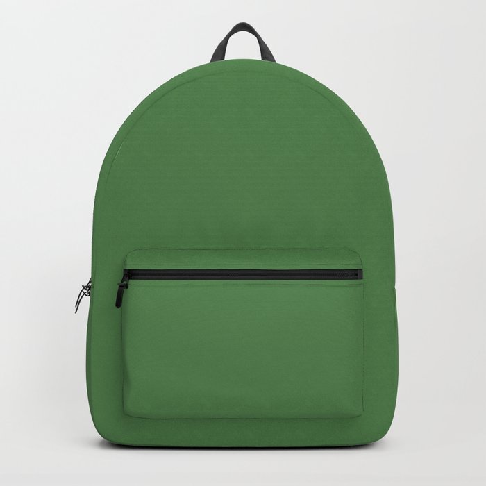 Green Color Backpack