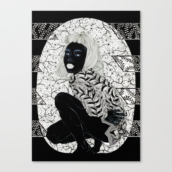 Nocturnal Flower Canvas Print