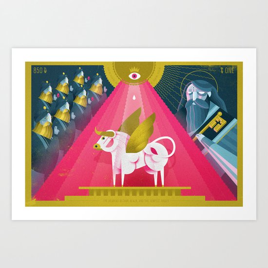 Elijah and the Prophets of Baal (by Dan Christofferson) Art Print