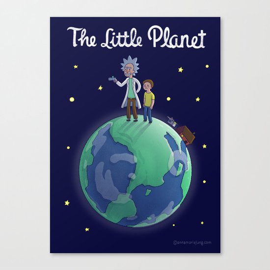 The Little Planet Canvas Print