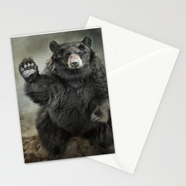 Black Bear Greeting Stationery Cards | Blackbear, Painting, Digital, Wildlife, Photoart, Bear, Greeting, Mammal 