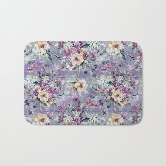 Floral Ocean IV Bath Mat