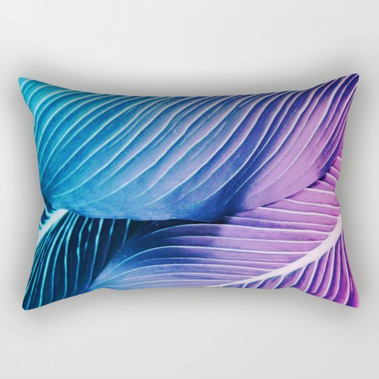 Tropical Foliage Rectangular Pillow