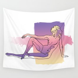 Skin Deep - Tasteful Nude Abstract Color Wall Tapestry