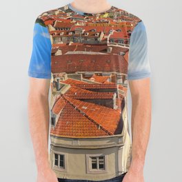 Amazing view of Lisbon, Portugal All Over Graphic Tee