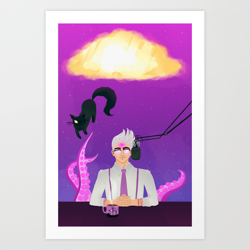 All Hail The Mighty Glow Cloud Art Print By Trishnnn Society6
