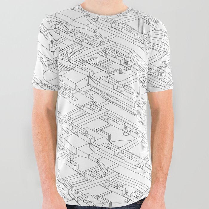 HVAC All Over Graphic Tee