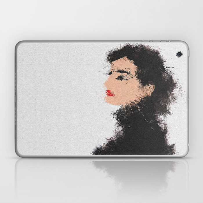 Audrey Hepburn Abstract Painting Laptop Ipad Skin By Aysetoyran