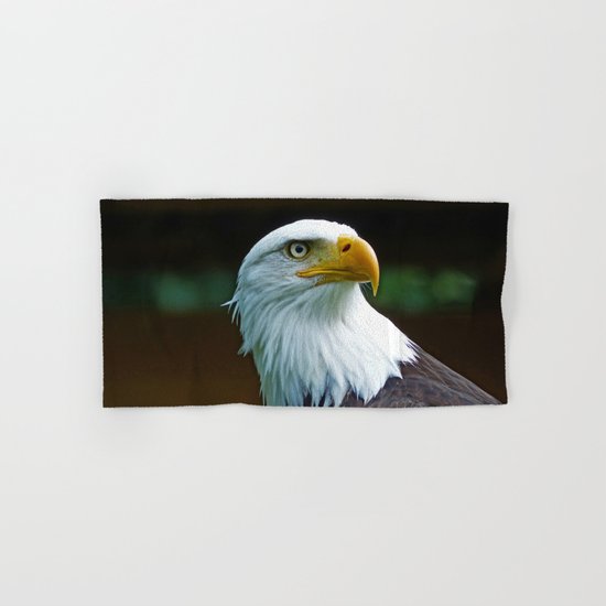 American Bald Eagle Head Hand & Bath Towel