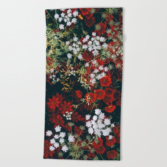 Floral Beach Towel