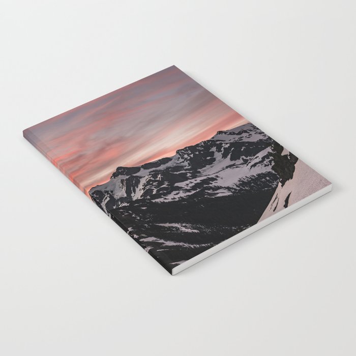 Pink Sky - Cascade Mountains - Nature Photography Notebook