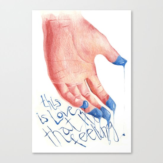 this is LOVE Canvas Print