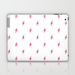 Lightning Bolt Pattern Pink Laptop & iPad Skin