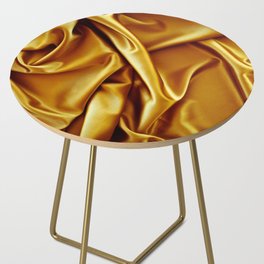 Gold velvet texture Side Table