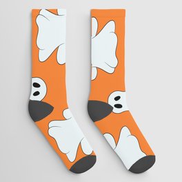 Halloween Ghosts Pattern Socks