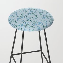 Forget-me-nots Bar Stool