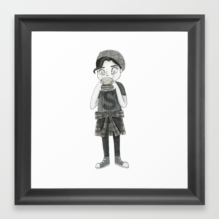 Jughead Jones Riverdale Framed Art Print By Conshillustration Society6